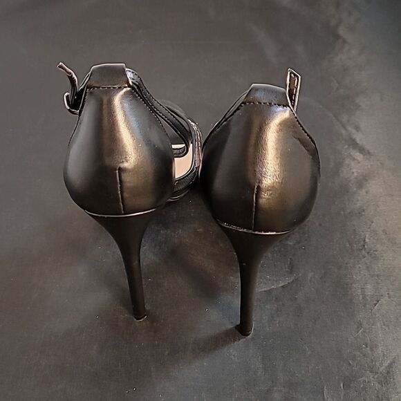 BRAND NEW RAMPAGE HIGH HEEL STILETTOS ADJUSTABLE BUCKLE STRAP SANDAL - Picture 7 of 15